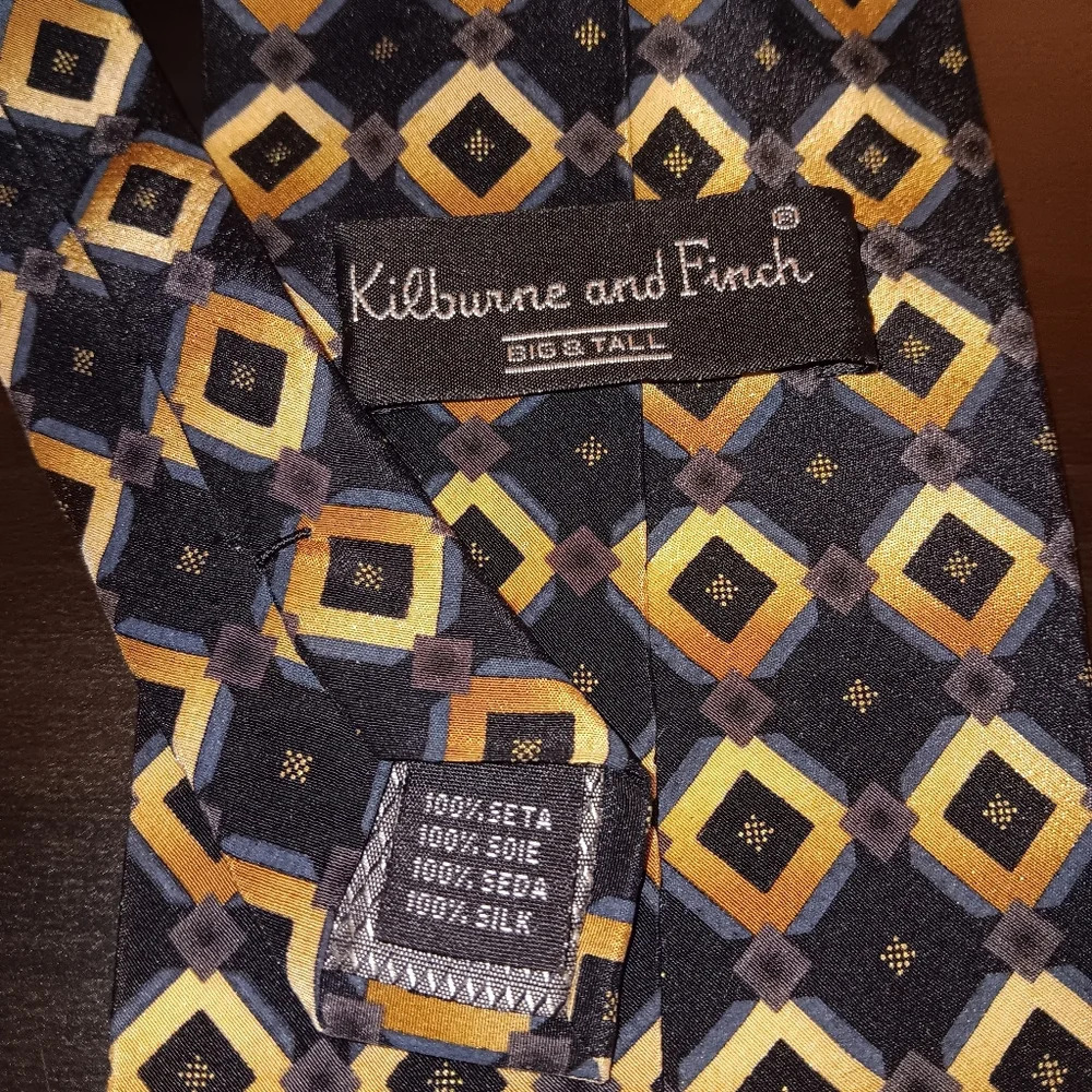 Kilburne and Finch men's big and tall tie